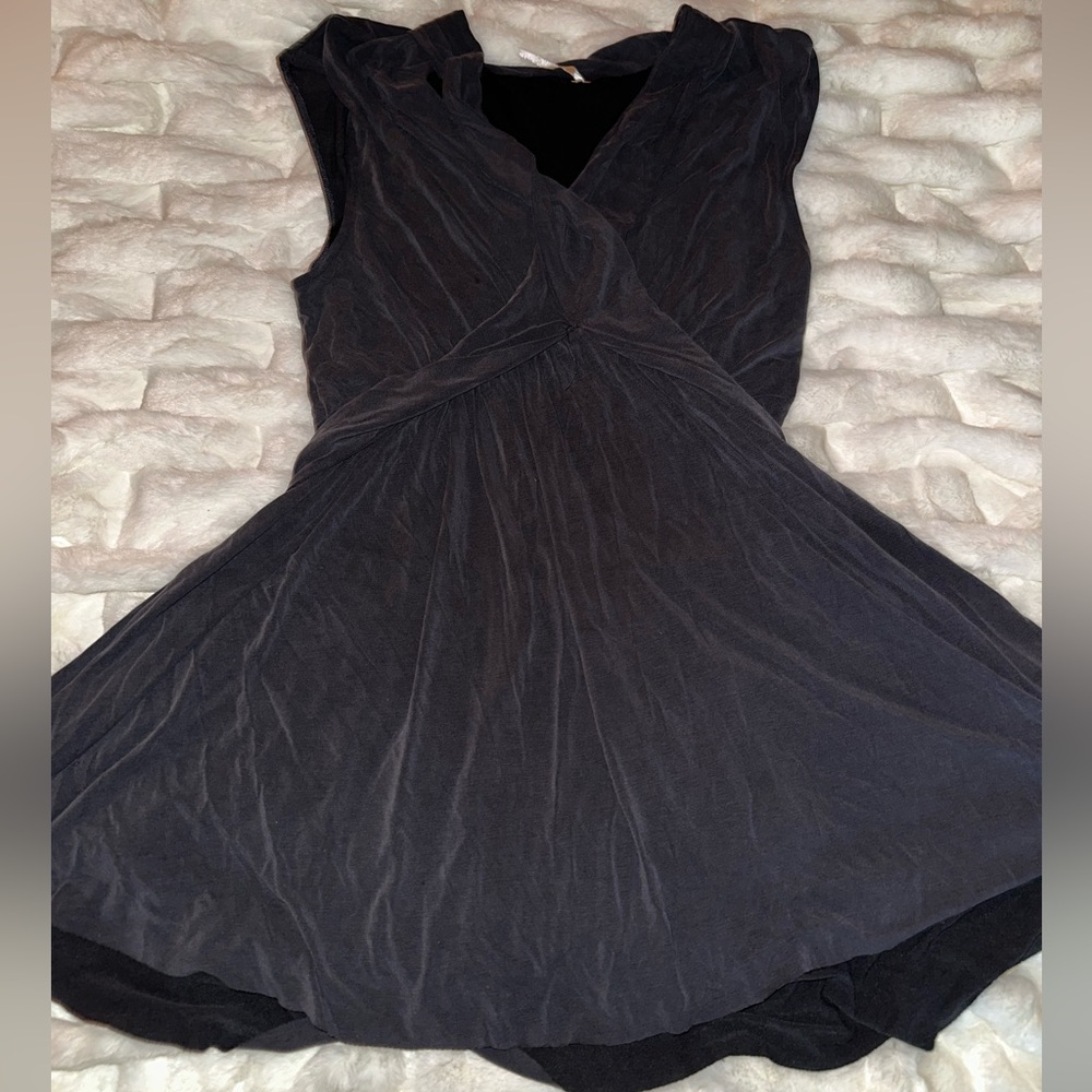 Free People black mini dress size S